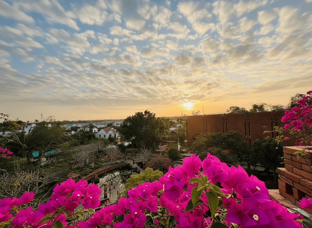 The best time to explore Thanh Ha Terracotta Park is when the weather is dry and sunny
